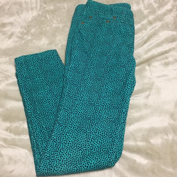 Vineyard Vines Pants - Vineyard Vines Turquoise corduroys with blue dots